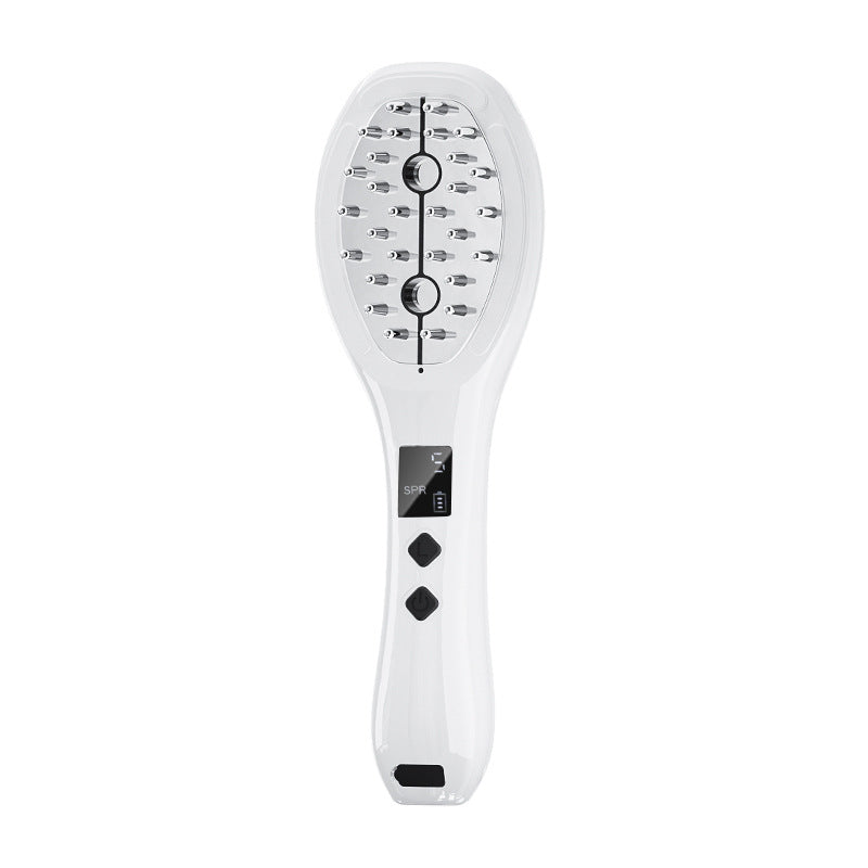 Multi-function Scalp Applicator Comb - Ultrasonic Spray, Red/Blue Light, Microcurrent V888-ELOSUNG26056