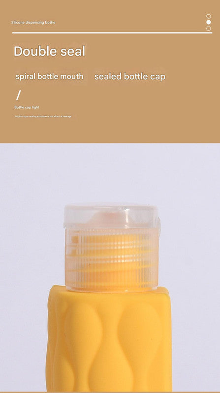 Light pink suit Silicone Travel Bottles Set (4 Pack, 60ml) - Leakproof Refillable & Squeezable V888-ELOSUNG26060