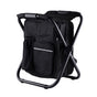 Black Insulated Cooler Backpack Chair - Foldable Stool for Picnics & BBQ V888-ELOSUNG26075