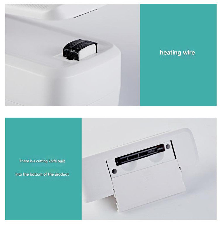 Kitchen Gadget: Portable Heat Sealer - Seals Bags, Cuts, Holds Phone V888-ELOSUNG26093