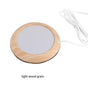 USB Cup Warmer - Wood Grain Electric Beverage Heater for Desk Office Home V888-ELOSUNG26119