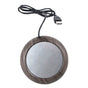 USB Cup Warmer - Dark Wood Grain Electric Beverage Warmer for Desk, Office and Home V888-ELOSUNG26120