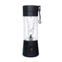 Black Portable Blender USB Rechargeable - Personal Size Smoothie Maker On The Go V888-ELOSUNG26154