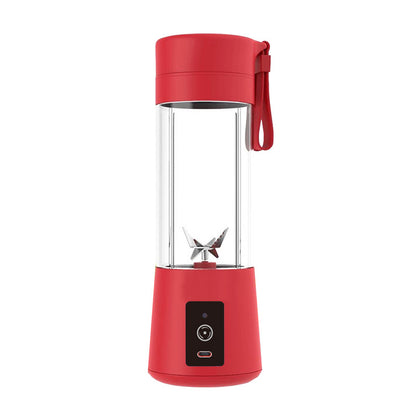 Red Portable Blender USB Rechargeable - Personal Size Smoothie Maker On The Go V888-ELOSUNG26156