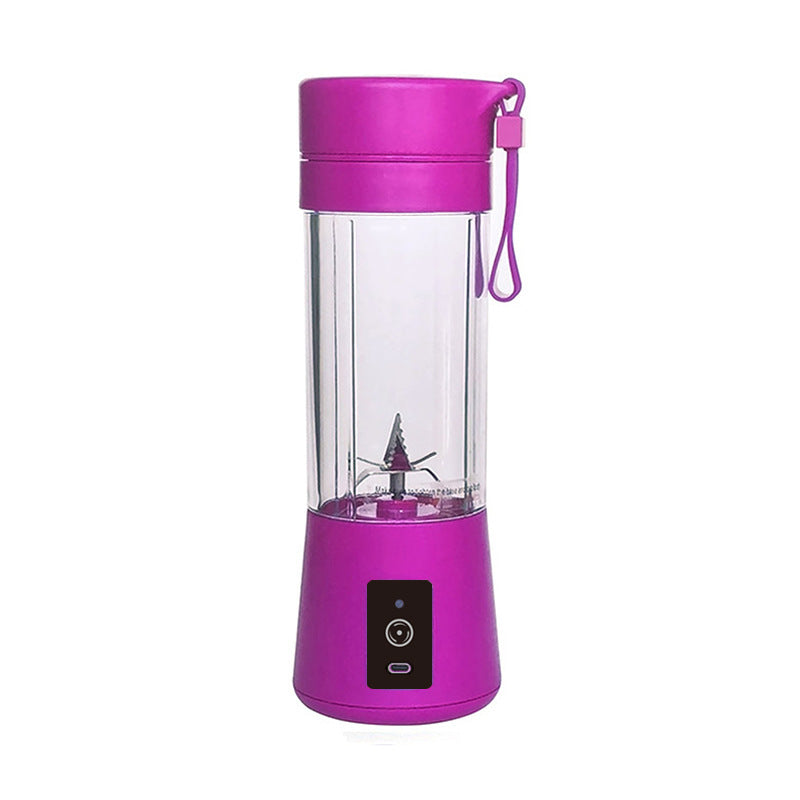 Dark Purple Portable Blender USB Rechargeable - Personal Size Smoothie Maker On The Go V888-ELOSUNG26157