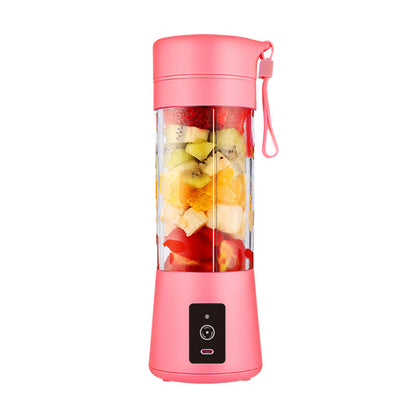 Pink Portable Blender USB Rechargeable - Personal Size Smoothie Maker On The Go V888-ELOSUNG26159