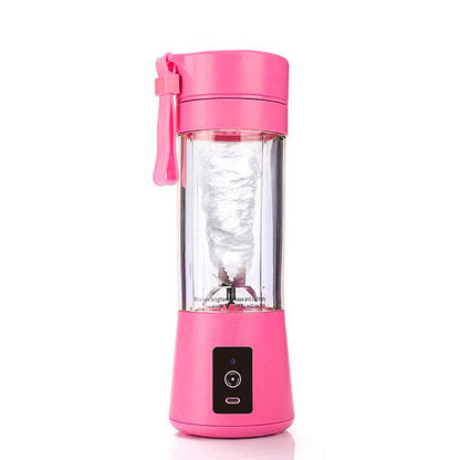 Rose Red Portable Blender USB Rechargeable - Personal Size Smoothie Maker On The Go V888-ELOSUNG26160
