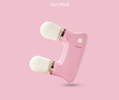 Pink Portable Dual Head Mini Massager - 5 Modes, Quiet Operation, USB-C Rechargeable V888-ELOSUNG26163