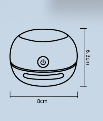 Pink Cordless Tabletop Crumb Sweeper - USB Rechargeable Mini Vacuum for Desk V888-ELOSUNG26167