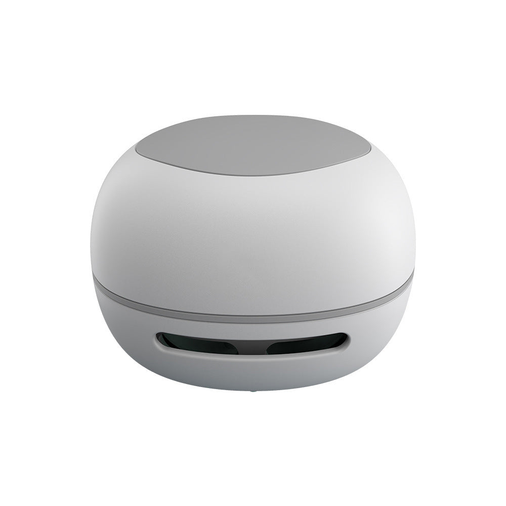 White Cordless Tabletop Crumb Sweeper - USB Rechargeable Mini Vacuum for Desk V888-ELOSUNG26168