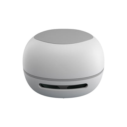 White Cordless Tabletop Crumb Sweeper - USB Rechargeable Mini Vacuum for Desk V888-ELOSUNG26168