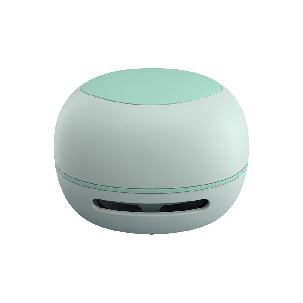 Green Cordless Tabletop Crumb Sweeper - USB Rechargeable Mini Vacuum for Desk V888-ELOSUNG26169
