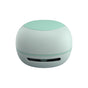 Green Cordless Tabletop Crumb Sweeper - USB Rechargeable Mini Vacuum for Desk