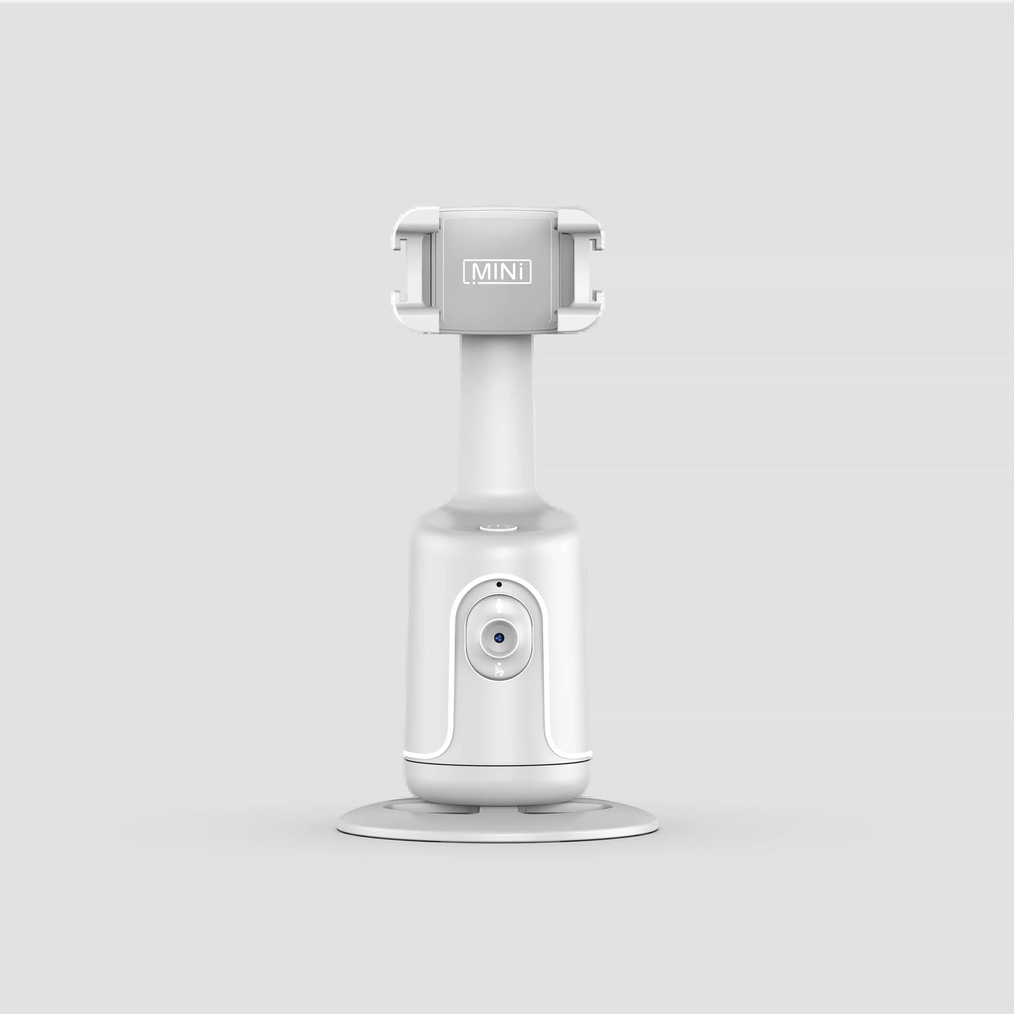 White AI Smart Auto Tracking Phone Holder - 360 degrees Rotation Face & Body Tracking Mount V888-ELOSUNG26197