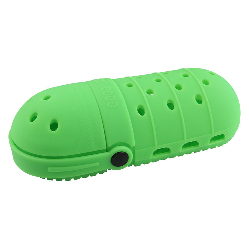 2 - pcs Green Cute Clog-Shaped Pen Holder for Desk Organization V888-ELOSUNG26247