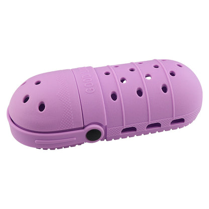 2 - pcs Purple Cute Clog-Shaped Pen Holder for Desk Organization V888-ELOSUNG26248