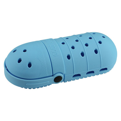 2 - pcs Blue Cute Clog-Shaped Pen Holder for Desk Organization V888-ELOSUNG26249