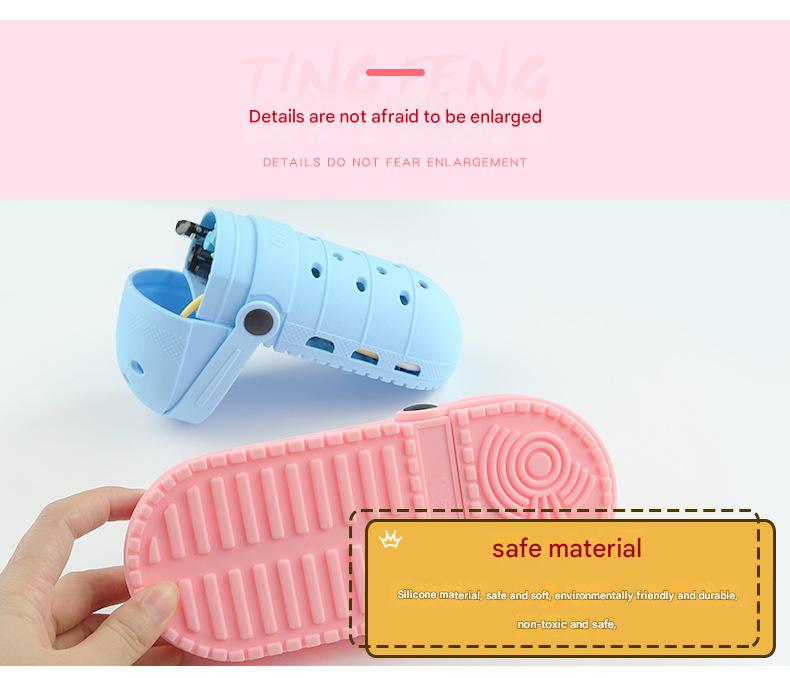 2 - pcs Blue Cute Clog-Shaped Pen Holder for Desk Organization V888-ELOSUNG26249