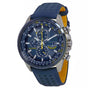 Blue leather strap Elegant Men's Quartz Chronograph Watch with 42mm Case and Perpetual Calendar V888-ELOSUNG26275