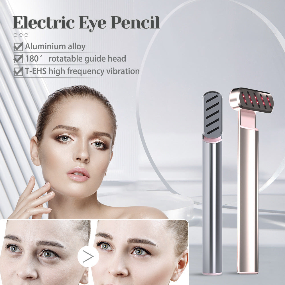 Rose Gold Anti-Aging Eye Care Device - 42 degrees C Heat, Red Light, High-Frequency Vibration V888-ELOSUNG26284