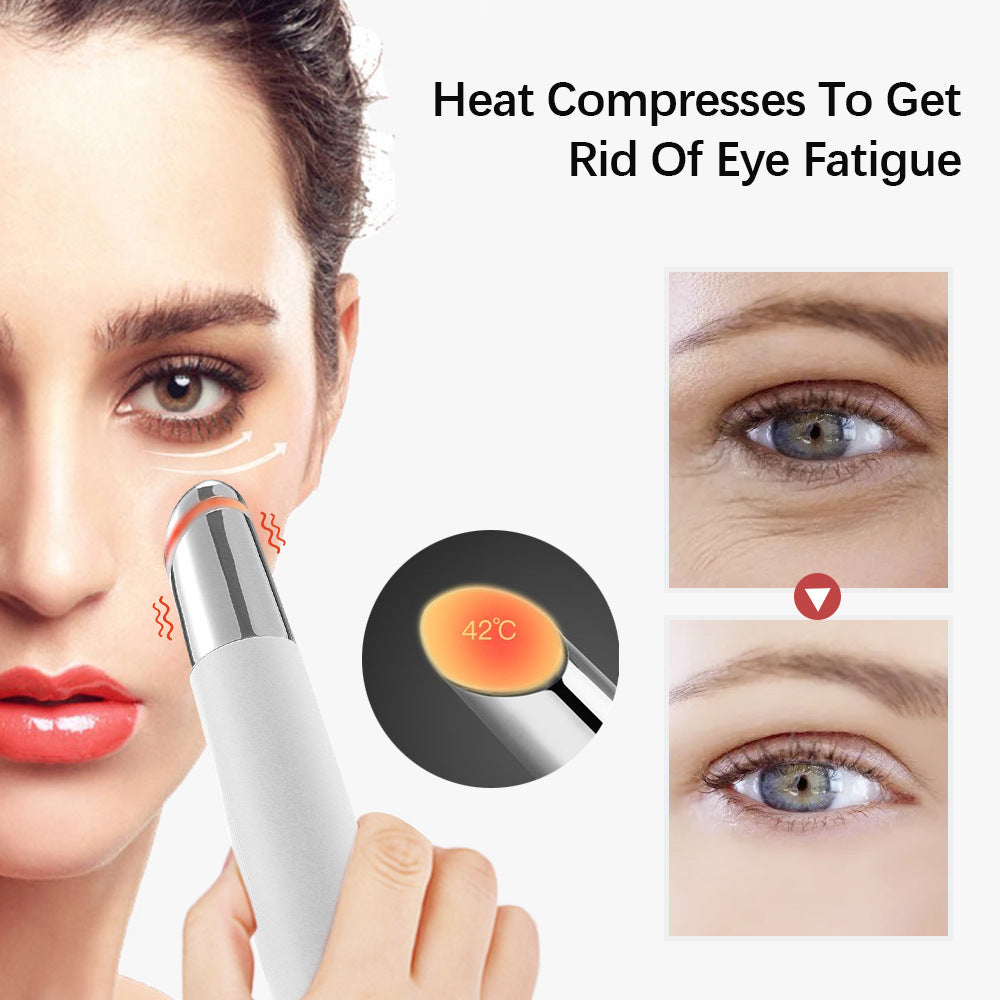 Rechargeable Eye Care Pen with Sterilizing Base - 3-Color Phototherapy Heat & Vibration V888-ELOSUNG26285
