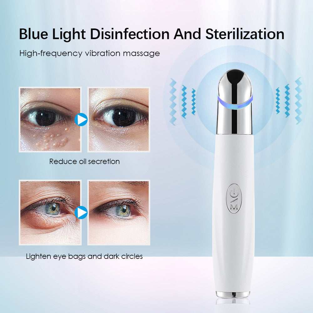 Rechargeable Eye Care Pen with Sterilizing Base - 3-Color Phototherapy Heat & Vibration V888-ELOSUNG26285