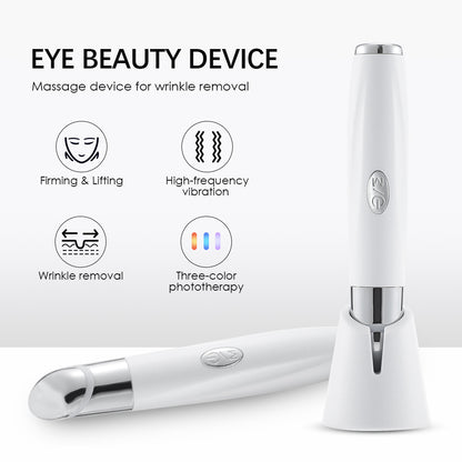 Rechargeable Eye Care Pen with Sterilizing Base - 3-Color Phototherapy Heat & Vibration V888-ELOSUNG26285