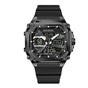 Black Men's Dual Display Watch - Dual Time Digital Analog Waterproof Sports Watch V888-ELOSUNG26287