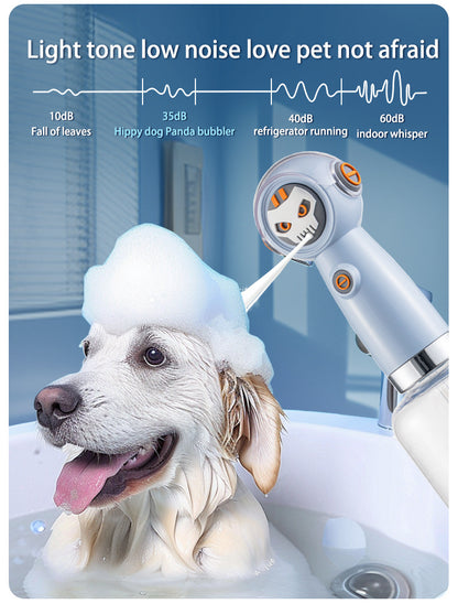 White Electric Pet Shampoo Foamer Gun - Dense Foam, Quiet Operation, Easy Bath V888-ELOSUNG26290