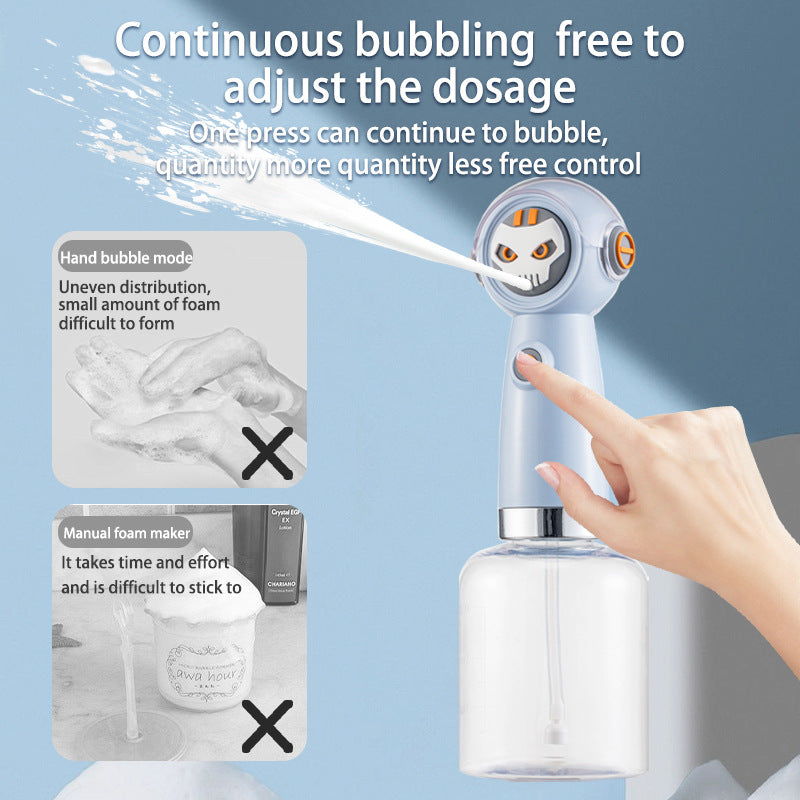 Light blue Electric Pet Shampoo Foamer Gun - Dense Foam, Quiet Operation, Easy Bath V888-ELOSUNG26292