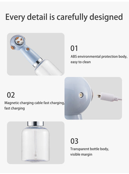 Light blue Electric Pet Shampoo Foamer Gun - Dense Foam, Quiet Operation, Easy Bath V888-ELOSUNG26292