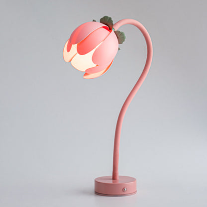 Pink LED Tulip Desk Lamp - Flexible Gooseneck, Decorative Flower Table Light V888-ELOSUNG26320