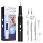 Black Professional Pet Dental Cleaning Kit - Ultrasonic Scaler, Tools & 3 Modes V888-ELOSUNG26390