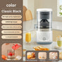 Gray Electric Citrus Juicer Press - Portable, Large Caliber, One-Click Operation(3.7v 1500 mAh battery) V888-ELOSUNG26400