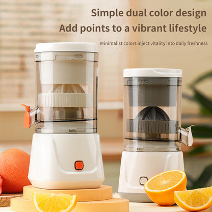 Gray Electric Citrus Juicer Press - Portable, Large Caliber, One-Click Operation(7.4v1600mAh battery) V888-ELOSUNG26402