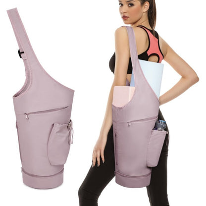 Pink All-in-One Yoga Sling Bag - Fits Mat & Gear, Large Opening, Side Pockets V888-ELOSUNG26471