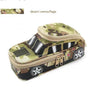 Camouflage Car Shaped Pencil Case - Large Capacity Stationery Organizer Pouch (Desert camouflage) V888-ELOSUNG26527
