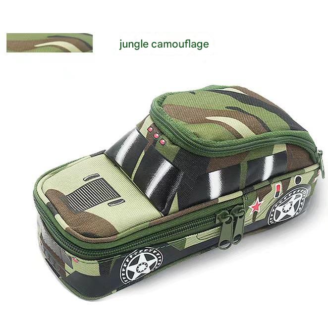 Three-piece camouflage pencil case - school supplies for students V888-ELOSUNG26529