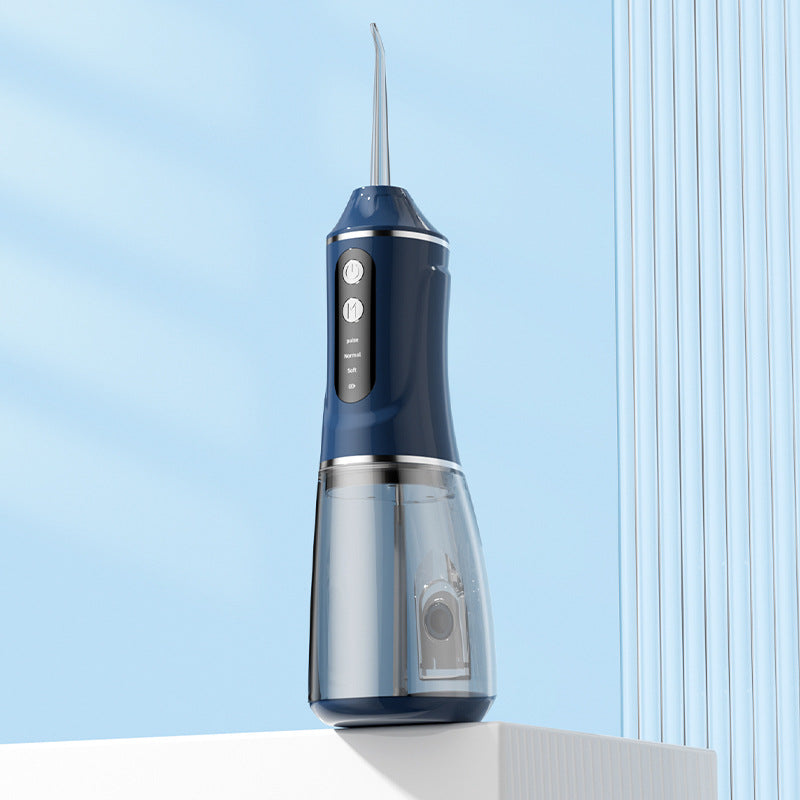 Portable Electric Oral Irrigator with 4 Nozzles 3 Pressure Modes - Blue V888-ELOSUNG26552