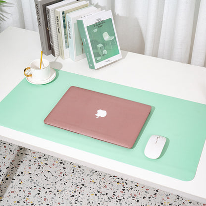 2 PCS Green Extra-Large Leather Table Mat for Study & Work - Pad for Students & Office Use (60x30cm) V888-ELOSUNG26556