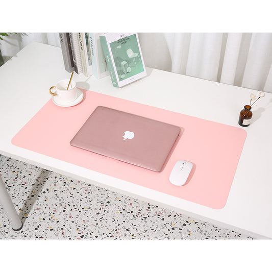 2 PCS Smoky pink/light blue Extra-Large Leather Table Mat for Study & Work - Pad for Students & Office Use V888-ELOSUNG26560