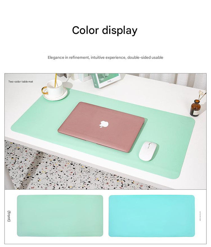 Green Extra-Large Leather Table Mat for Study & Work - Pad for Students & Office Use (100x50cm) V888-ELOSUNG26566
