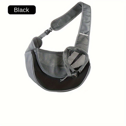 Black Portable Oxford Fabric Pet Carrier for Cats and Puppies (Size L) V888-ELOSUNG26572