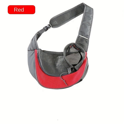 Red Portable Oxford Fabric Pet Carrier for Cats and Puppies (Size L) V888-ELOSUNG26573