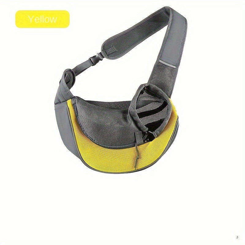 Yellow Portable Oxford Fabric Pet Carrier for Cats and Puppies (Size L) V888-ELOSUNG26574