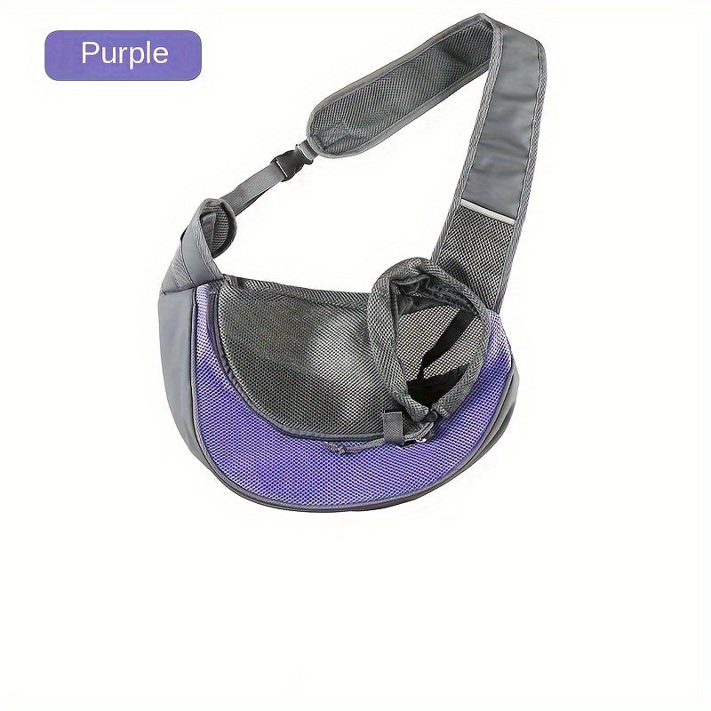 Purple Portable Oxford Fabric Pet Carrier for Cats and Puppies (Size L) V888-ELOSUNG26575