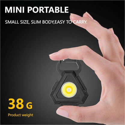 2 pcs Triangle Mini flashlight for outdoor and self-defense use V888-ELOSUNG26589