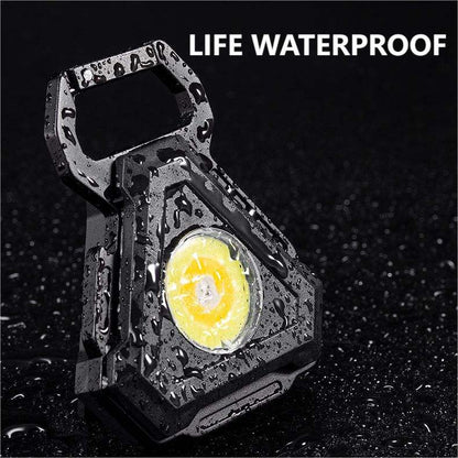 2 pcs Triangle Mini flashlight for outdoor and self-defense use V888-ELOSUNG26589