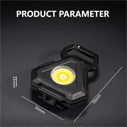 2 pcs Triangle Mini flashlight for outdoor and self-defense use V888-ELOSUNG26589