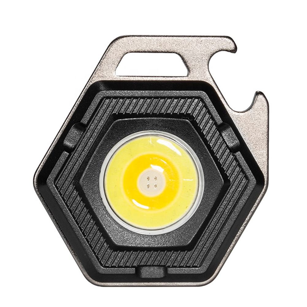 2 pcs Hexagon Mini flashlight for outdoor and self-defense use V888-ELOSUNG26590